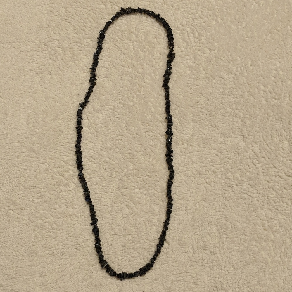 Black Stone Necklace